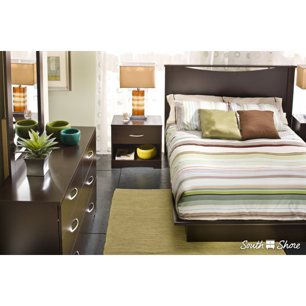 South Shore Step One Queen Platform Bed & Reviews Wayfair